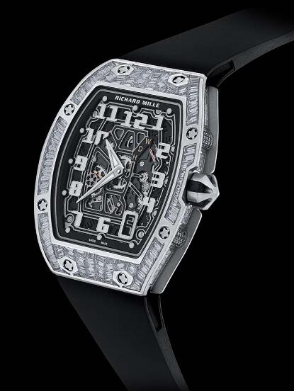 Replica Richard Mille RM 67 Automatic Extra Flat RM 067-01 WG With diamond Watch